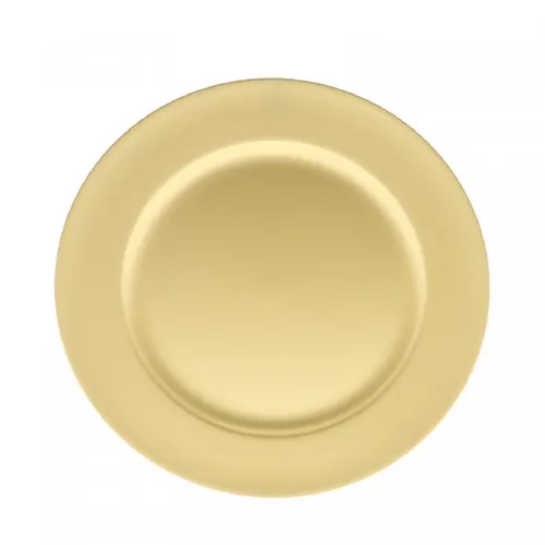 Vianočná dekorácia Melam tanier zlatá ⌀ 33 cm