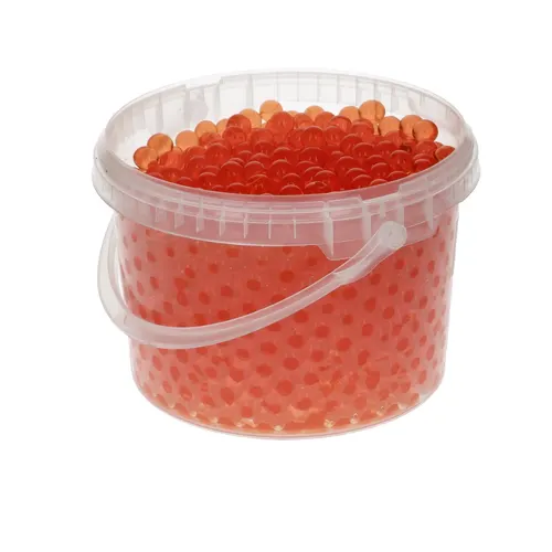 Dekoračná drť Decogel Pearls oranžová 9 mm, 3 l