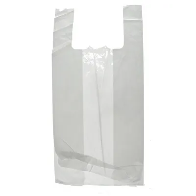 Igelitové tašky biele ⌀ 40 až 15 × 60 cm